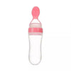 Infant Baby Silicone Feeder With Spoon