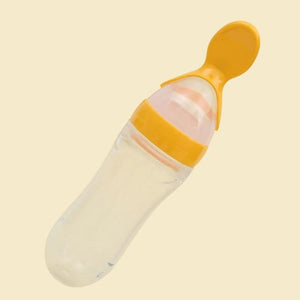 Infant Baby Silicone Feeder With Spoon
