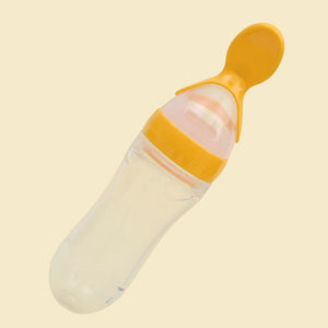 Infant Baby Silicone Feeder With Spoon