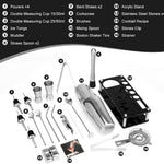 Cocktail Shaker Set Stainless Steel Professional Bar Tools Drink Mixing 23-Piece