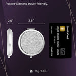 Mini Small Diamond Magnifying Round Metal Pocket Makeup Mirror
