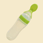 Infant Baby Silicone Feeder With Spoon