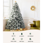 Snowy Christmas Tree 1.8M 520 Tips